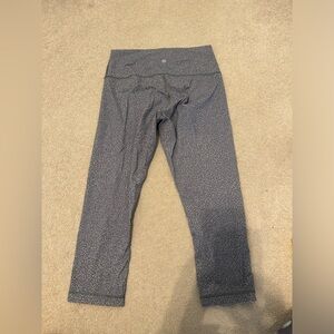 Lululemon wunder under crop *luxtreme size 10 euc